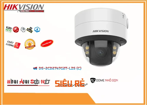 Lắp đặt camera tân phú Camera Hikvision DS-2CD2747G2T-LZS(C)