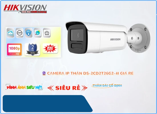 Lắp đặt camera tân phú Camera An Ninh Hikvision DS-2CD2T26G2-4I Tiết Kiệm