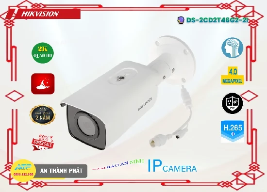 Lắp đặt camera tân phú Camera Hikvision DS-2CD2T46G2-2I