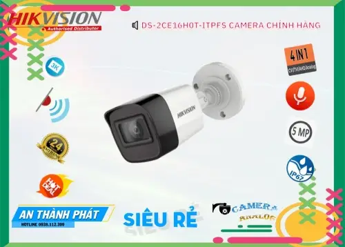 Lắp đặt camera tân phú DS-2CE16H0T-ITPFS Camera Hikvision 5MP