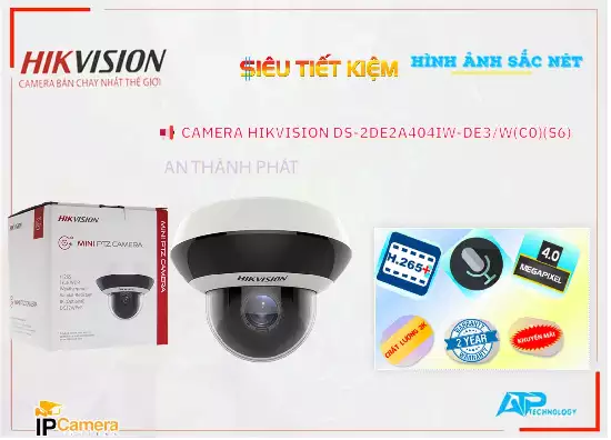 Lắp đặt camera tân phú Camera Hikvision DS-2DE2A404IW-DE3/W(C0)(S6)