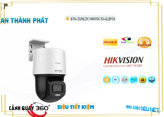 Lắp đặt camera tân phú Camera HikVision DS-2DE2C400SCG-E(F0)
