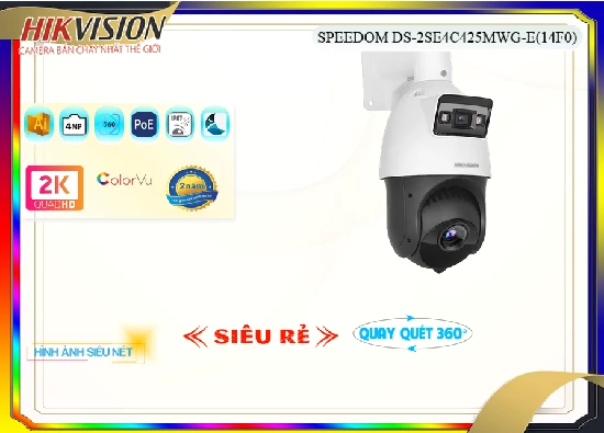 Lắp đặt camera tân phú Camera Hikvision DS-2SE4C425MWG-E(14F0)