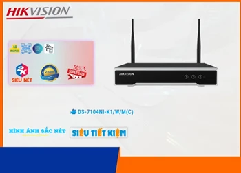 Lắp đặt camera tân phú DS-7104NI-K1/W/M (C) Đầu ghi IP Wifi Hikvision 4 Kênh