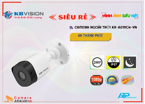 Lắp đặt camera tân phú Camera KBvision KX-A2111C4-VN