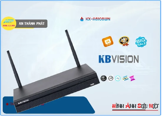 Lắp đặt camera tân phú Đầu Thu KX-A8108WN KBvision