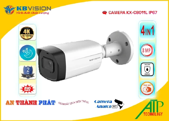 Lắp đặt camera tân phú Camera KX-C8011L IP67