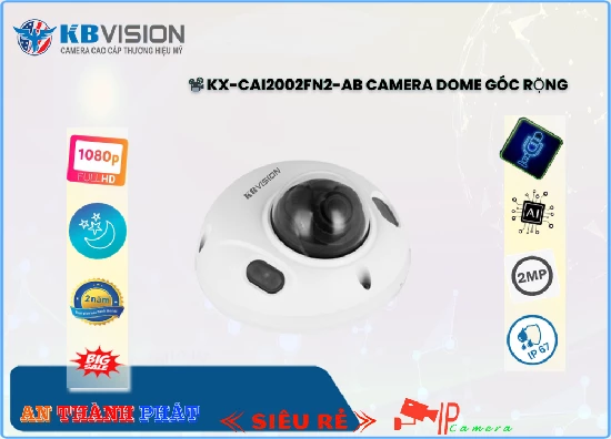Lắp đặt camera tân phú Camera Kbvision KX-CAi2002FN2-AB