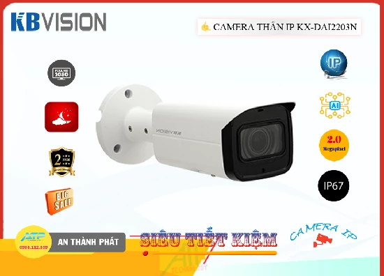 Lắp đặt camera tân phú Camera KBvision KX-DAi2203N