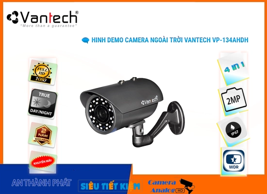 Lắp đặt camera tân phú Camera Giá Rẻ VanTech VP-134AHDH Chức Năng Cao Cấp