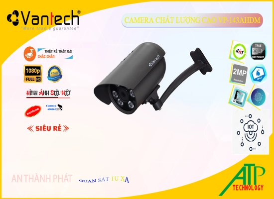Lắp đặt camera tân phú Camera VanTech VP-143AHDM Mẫu Đẹp