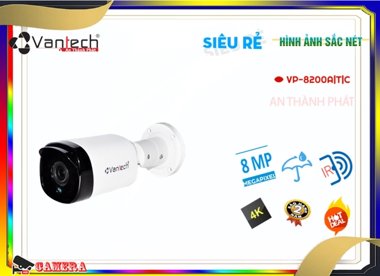 Lắp đặt camera tân phú Camera VP-8200A|T|C VanTech