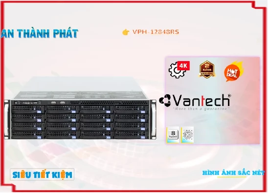 Lắp đặt camera tân phú Server Ghi Hình Vantech VPH-12848RS
