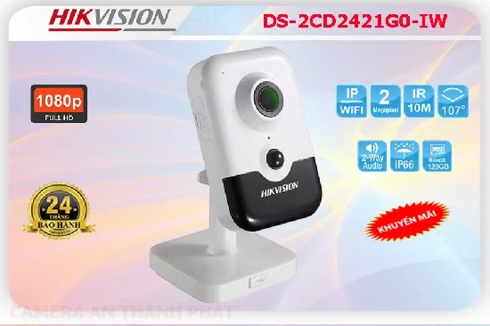 Lắp đặt camera tân phú DS-2CD2421G0-IW Hikvision Sắt Nét