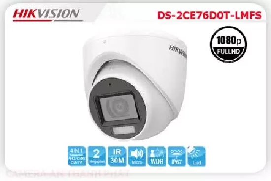 Lắp đặt camera tân phú DS-2CE76D0T-LMFS Camera Hikvision Giá rẻ