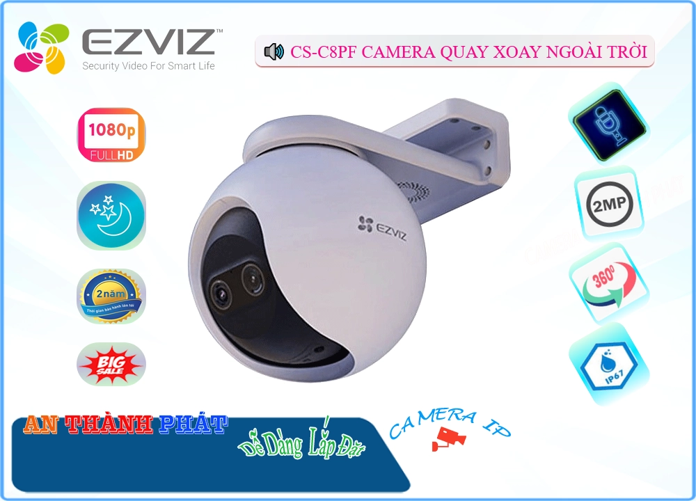 Camera CS-C8PF Wifi,Giá CS-C8PF,CS-C8PF Giá Khuyến Mãi,bán CS-C8PF Camera Wifi Ezviz ,CS-C8PF Công Nghệ Mới,thông số