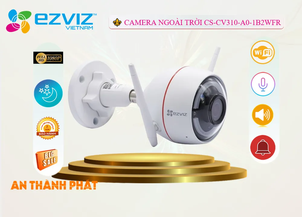 giới thiệu camera ngoài trời Ezviz CS-CV310