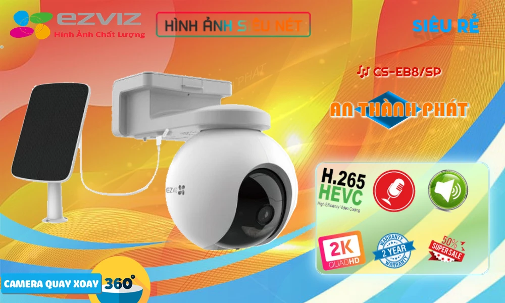 CS-EB8/SP CAMERA 4G NGOÀI TRỜI SỬ DỤNG PIN
