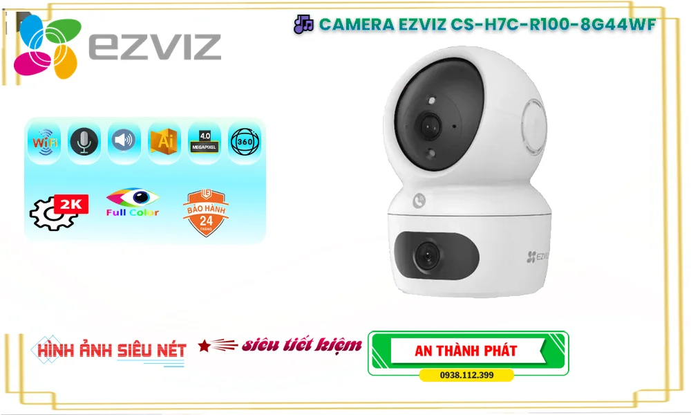 Camera Wifi Ezviz CS-H7c-R100-8G44WF Camera Wifi Ezviz CS-H7c-R100-8G44WF