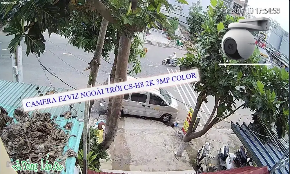 Camera Wifi CS-H8 2K 3MP Color Wifi Ezviz