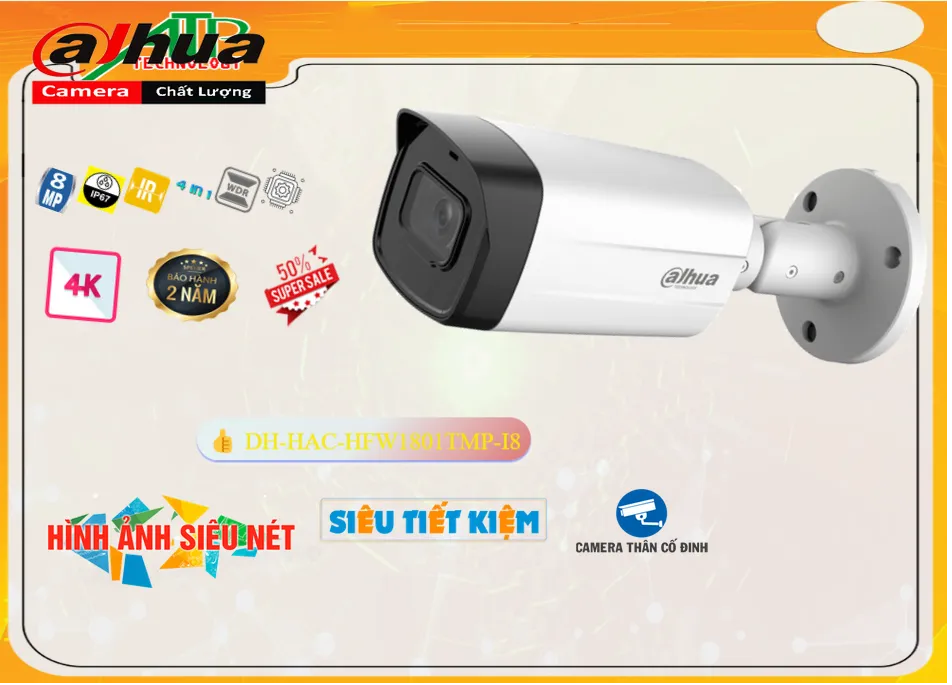 DH-HAC-HFW1801TMP-I8 Camera An Ninh Thiết kế Đẹp,thông số DH-HAC-HFW1801TMP-I8,DH HAC HFW1801TMP I8,Chất Lượng