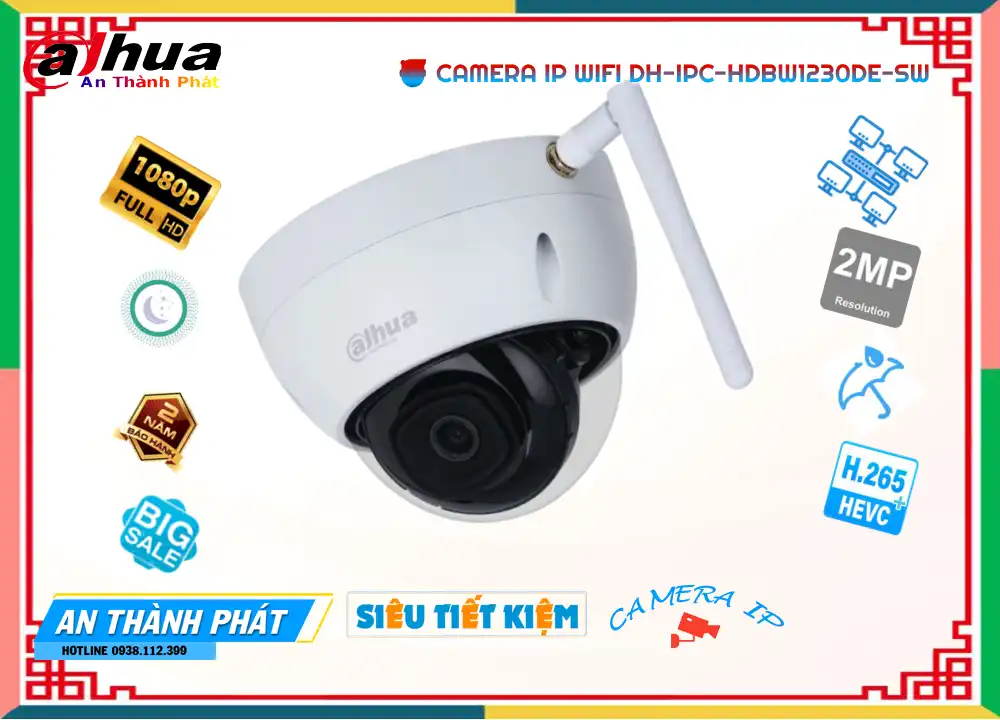 DH-IPC-HDBW1230DE-SW sắc nét Dahua ➠