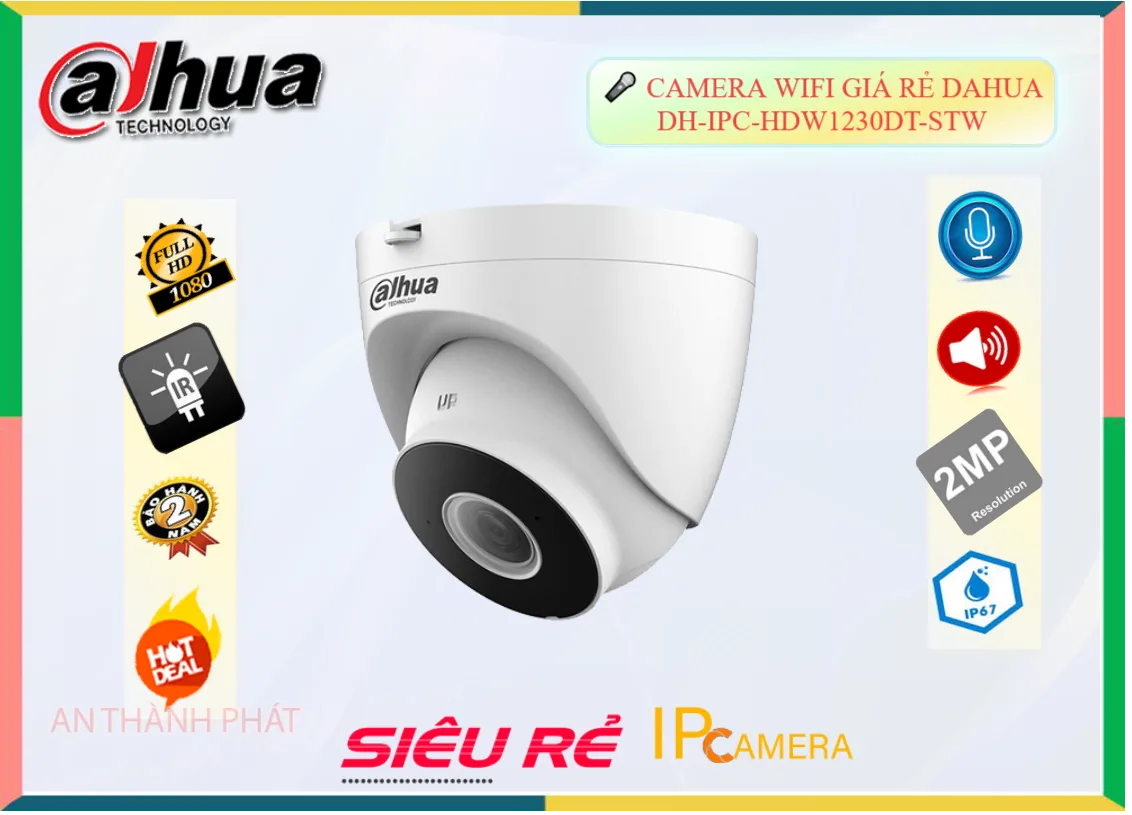 DH-IPC-HDW1230DT-STW sắc nét Dahua DH-IPC-HDW1230DT-STW sắc nét Dahua