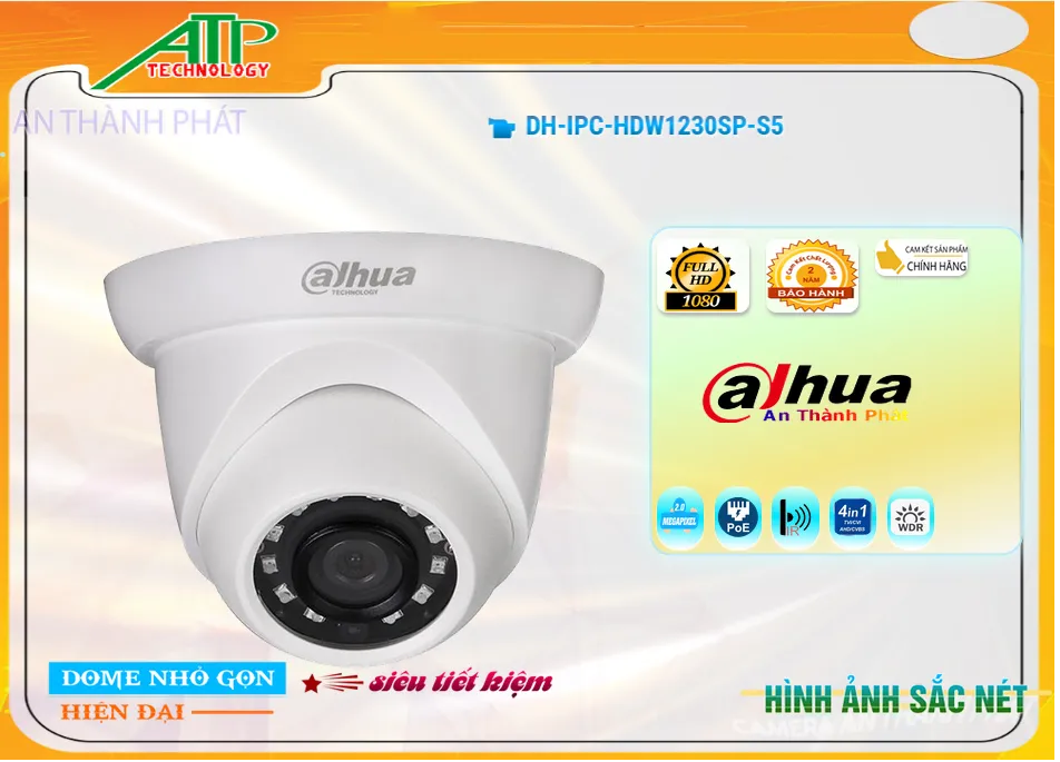 Camera Dahua DH-IPC-HDW1230SP-S5,Giá DH-IPC-HDW1230SP-S5,phân phối DH-IPC-HDW1230SP-S5,DH-IPC-HDW1230SP-S5Bán Giá
