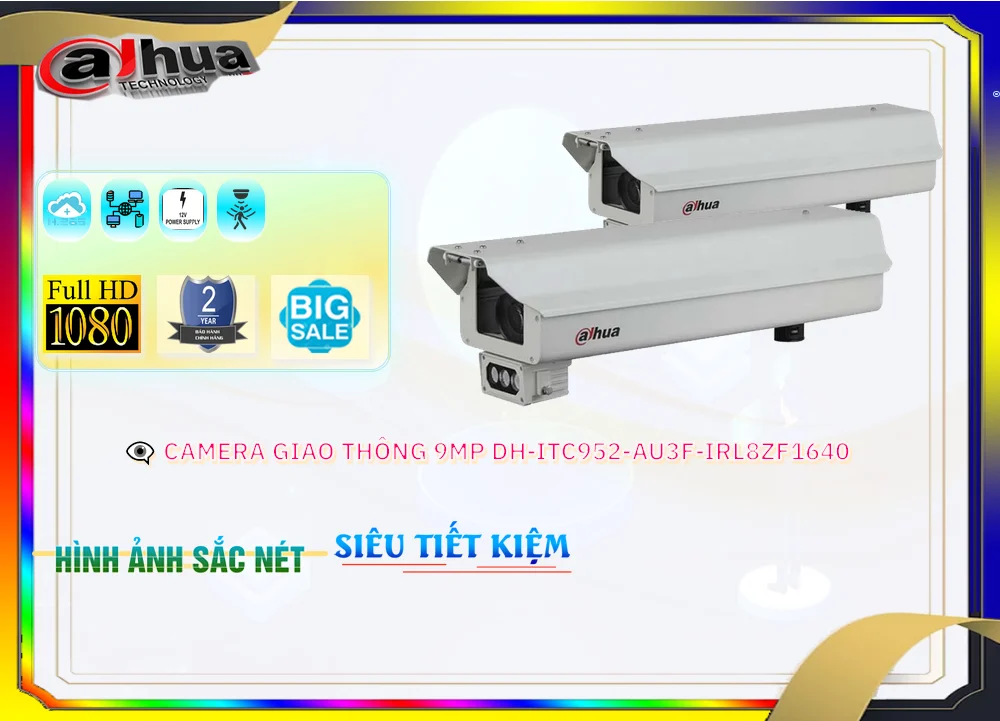 DH-ITC952-AU3F-IRL8ZF1640 Camera IP Giao Thông 9MP DH-ITC952-AU3F-IRL8ZF1640 Camera IP Giao Thông 9MP