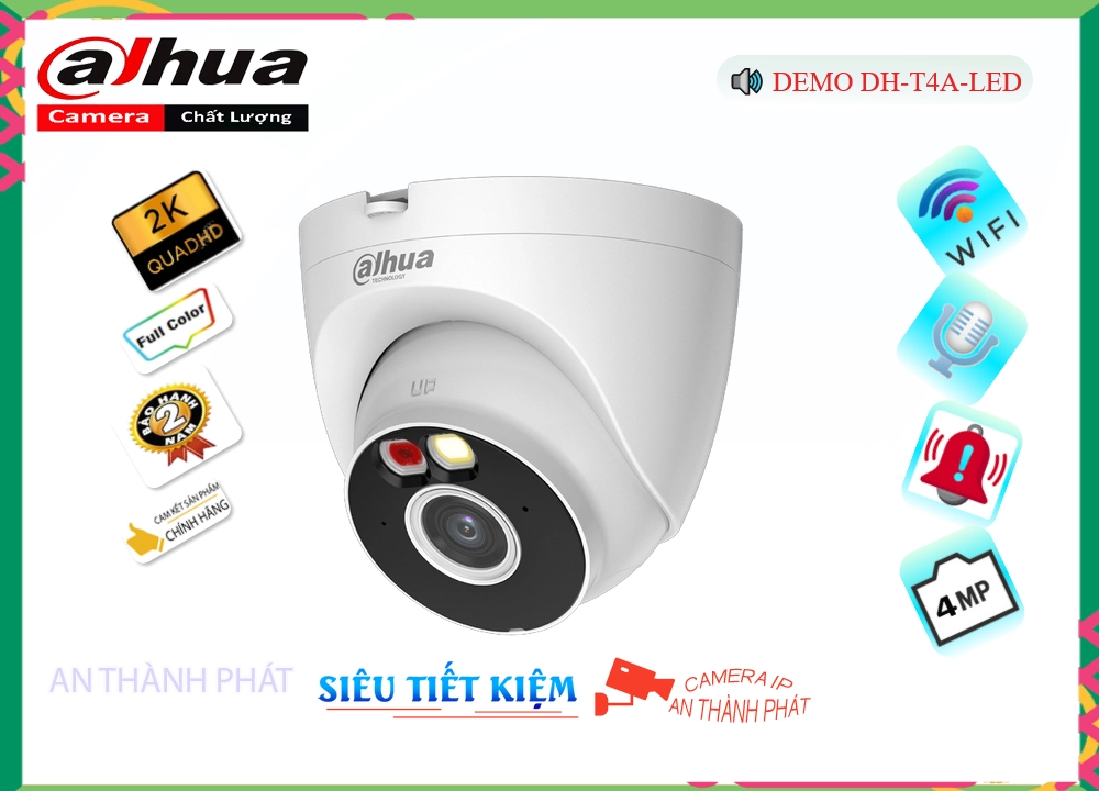 DH-T4A-LED Camera Dahua Sắc Nét,DH-T4A-LED Giá rẻ,DH-T4A-LED Giá Thấp Nhất,Chất Lượng Không Dây IP