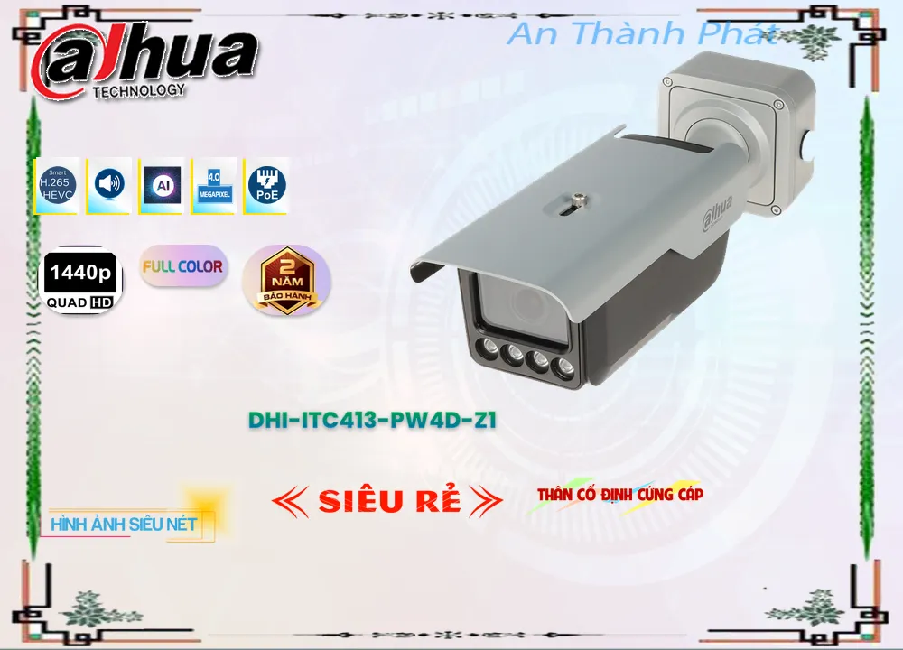 Camera Dahua DHI-ITC413-PW4D-IZ1,DHI-ITC413-PW4D-IZ1 Giá rẻ,DHI ITC413 PW4D IZ1,Chất Lượng DHI-ITC413-PW4D-IZ1,thông số