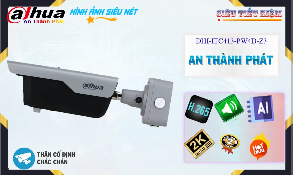 Camera Dahua DHI-ITC413-PW4D-IZ3,Chất Lượng DHI-ITC413-PW4D-IZ3,DHI-ITC413-PW4D-IZ3 Công Nghệ