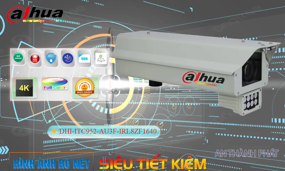 Camera  Dahua DHI-ITC952-AU3F-IRL8ZF1640 Tiết Kiệm