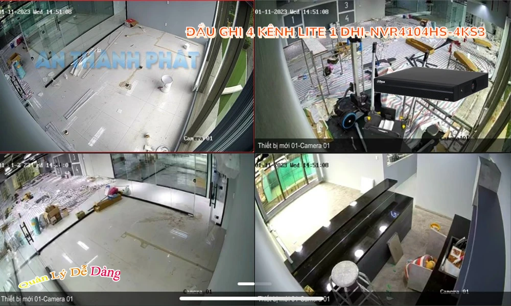 DHI-NVR4104HS-4KS3 Đầu Ghi Hình Chi phí phù hợp DHI-NVR4104HS-4KS3 Đầu Ghi Hình Chi phí phù hợp