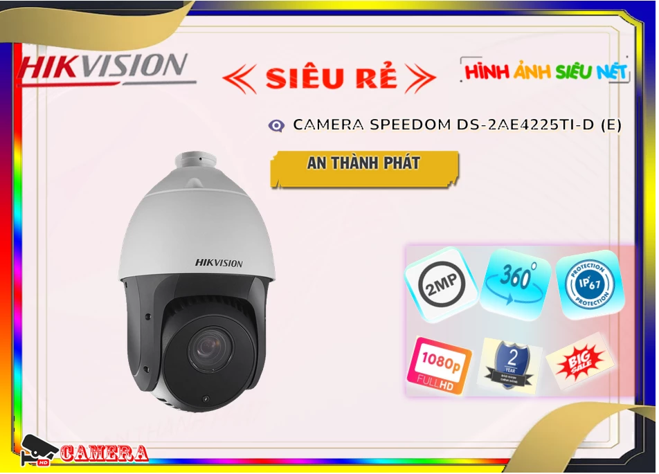 Camera Speed Dome Hikvision DS-2AE4225TI-D(E),Chất Lượng DS-2AE4225TI-D(E),DS-2AE4225TI-D(E) Công Nghệ