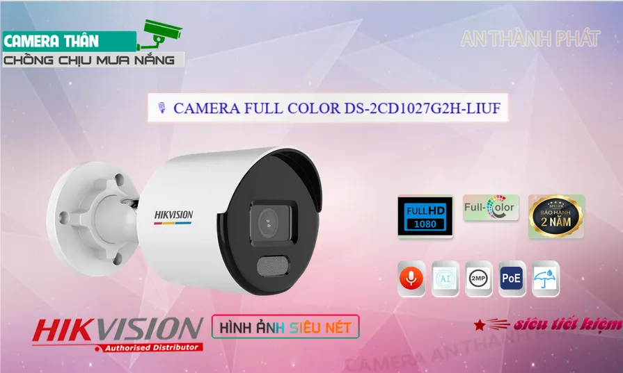 Camera Hikvision DS-2CD1027G2H-LIUF Camera Hikvision DS-2CD1027G2H-LIUF