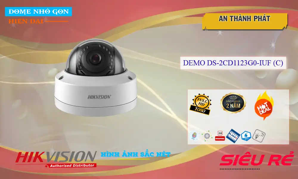 Camera Hikvision DS-2CD1123G0-IUF (C)