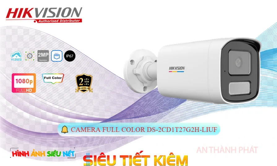 Camera Hikvision DS-2CD1T27G2H-LIUF