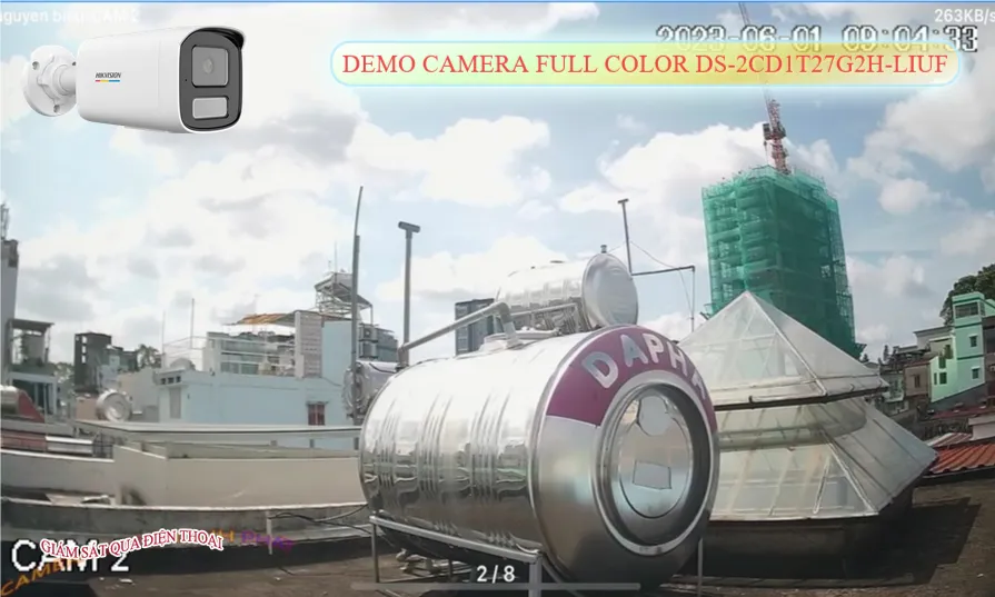 Camera Hikvision DS-2CD1T27G2H-LIUF