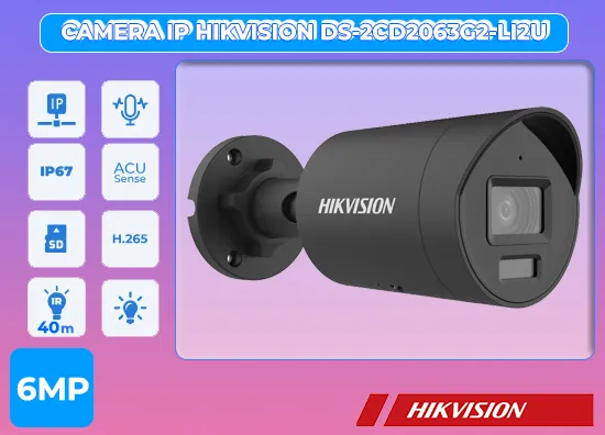 Camera IP HIKVISION DS-2CD2063G2-LI2U 6MP,DS-2CD2063G2-LI2U,HIKVISION DS-2CD2063G2-LI2U,HIKVISION DS-2CD2063G2-LI2U 6 MP,Camera HIKVISION DS-2CD2063G2-LI2U,Camera IP DS-2CD2063G2-LI2U 6MP,Camera giá rẻ HIKVISION DS-2CD2063G2-LI2U,camera quan sát DS-2CD2063G2-LI2U