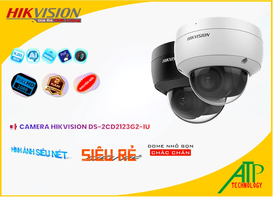 Camera Hikvision DS-2CD2123G2-IU,DS-2CD2123G2-IU Giá Khuyến Mãi,DS-2CD2123G2-IU Giá rẻ,DS-2CD2123G2-IU Công Nghệ