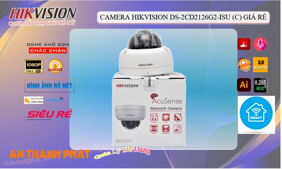 DS-2CD2126G2-ISU(C)  Hikvision Giá rẻ