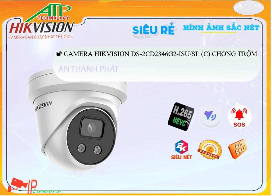 DS 2CD2346G2 ISU/SL(C),Camera Hikvision DS-2CD2346G2-ISU/SL(C),DS-2CD2346G2-ISU/SL(C) Giá rẻ,DS-2CD2346G2-ISU/SL(C)