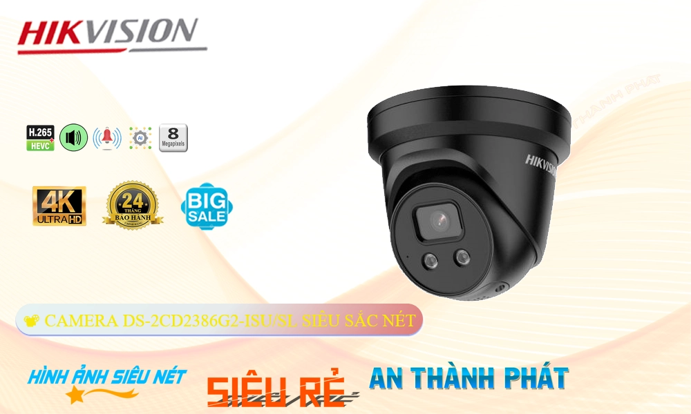 ✲ Camera An Ninh Hikvision DS-2CD2386G2-ISU/SL Công Nghệ Mới ✲ Camera An Ninh Hikvision DS-2CD2386G2-ISU/SL Công Nghệ Mới