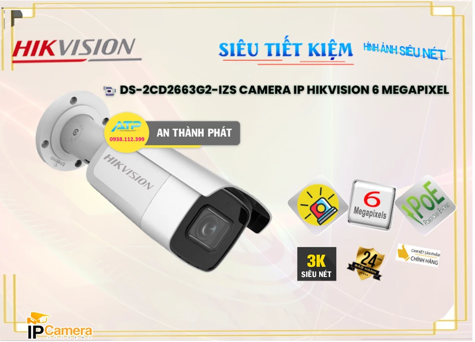 DS 2CD2663G2 IZS,Camera Zoom 6MP Hikvision DS-2CD2663G2-IZS,DS-2CD2663G2-IZS Giá rẻ,DS-2CD2663G2-IZS Công Nghệ