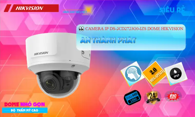 Camera Hikvision DS-2CD2723G0-IZS