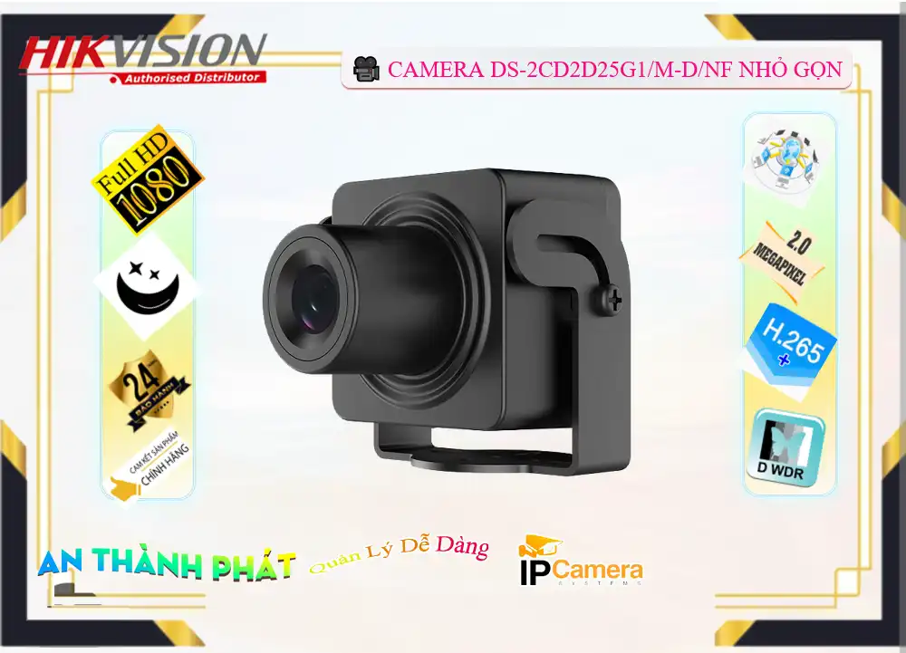 DS-2CD2D25G1/M-D/NF sắc nét Hikvision
