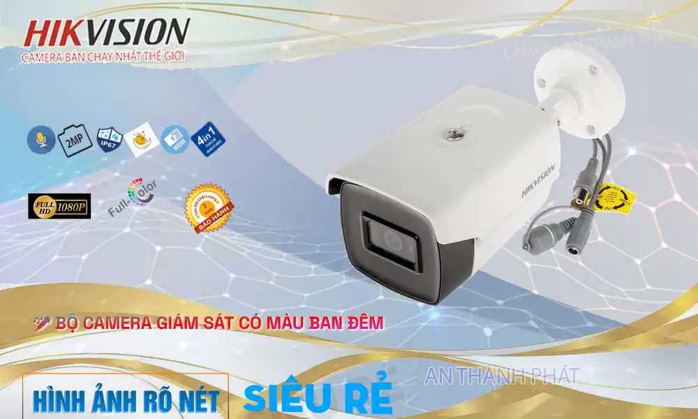DS-2CE10DF0T-FS sắc nét Hikvision ➠