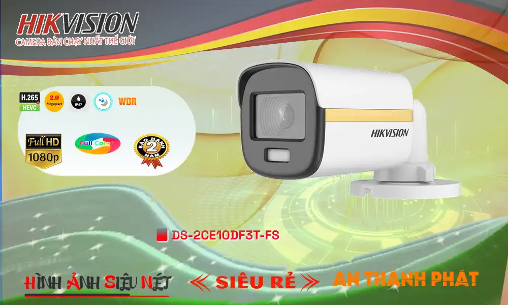 DS-2CE10DF3T-FS sắc nét Hikvision ➠