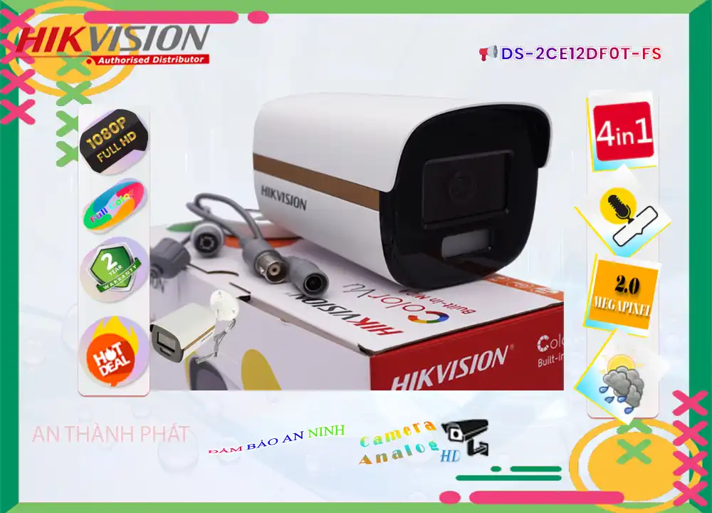 ➠ DS-2CE12DF0T-FS sắc nét Hikvision ➠ DS-2CE12DF0T-FS sắc nét Hikvision